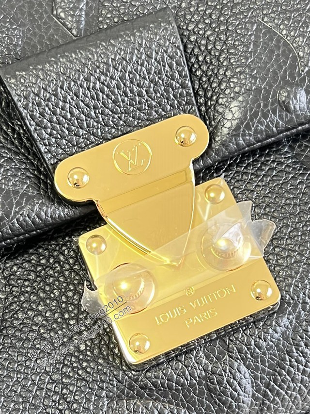 LV專櫃2023新款Madeleine BB手袋 M46010黑壓花 路易威登Empreinte壓紋皮革手提肩背女包 dn1192